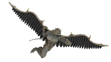 bir canavar 3d cg işleme