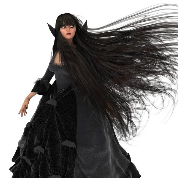 3D CG representación de una princesa negra —  Fotos de Stock