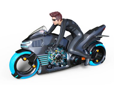 bir süper kahraman 3d cg render