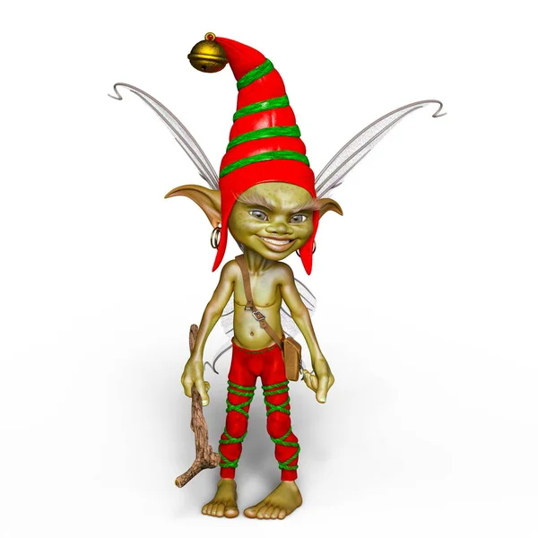 Representación 3D CG de un elfo — Foto de Stock