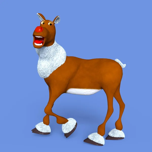 3D CG rendering of a reindeer — Stock Photo, Image