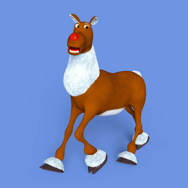 3D CG rendering of a reindeer — Stock Photo, Image