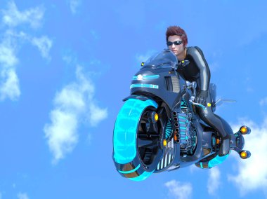 bir süper kahraman 3d cg render