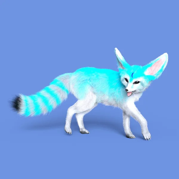 3D-cg rendering van een fennec — Stockfoto