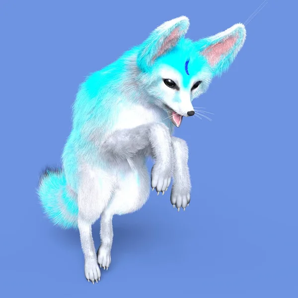 3D-cg rendering van een fennec — Stockfoto