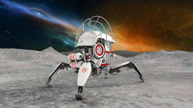 3d cg işleme alanı Rover 