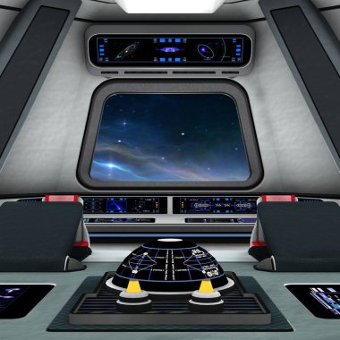 3d cg işleme bir uzay istasyonu