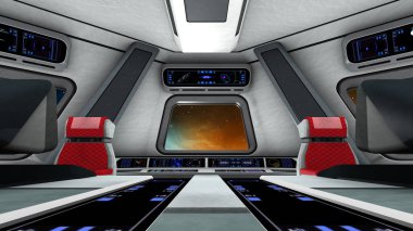 3d cg işleme bir uzay istasyonu