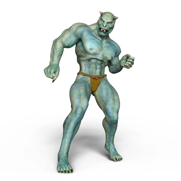 Rendering 3D CG di un mostro — Foto Stock