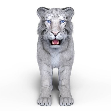 3d cg rendering.of beyaz kaplan