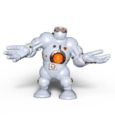 3d cg işleme bir robot