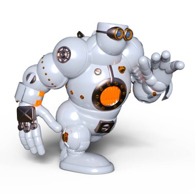 3d cg işleme bir robot