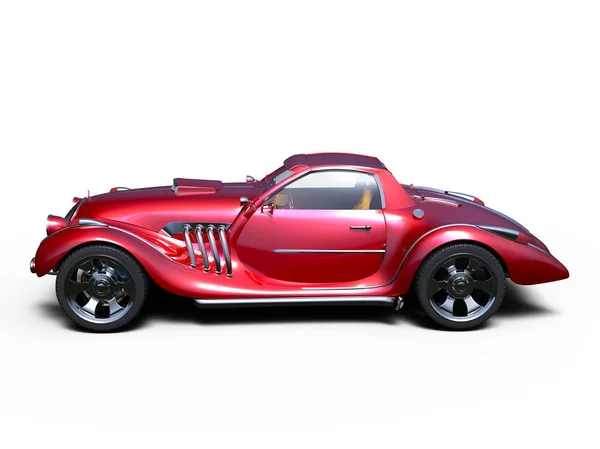3d cg renderização de um carro esporte — Fotografia de Stock
