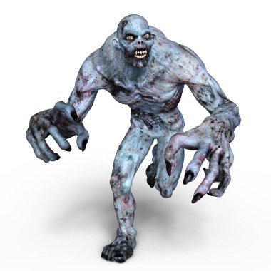 bir canavar 3d cg işleme