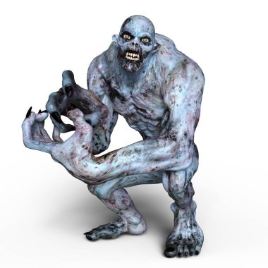 bir canavar 3d cg işleme