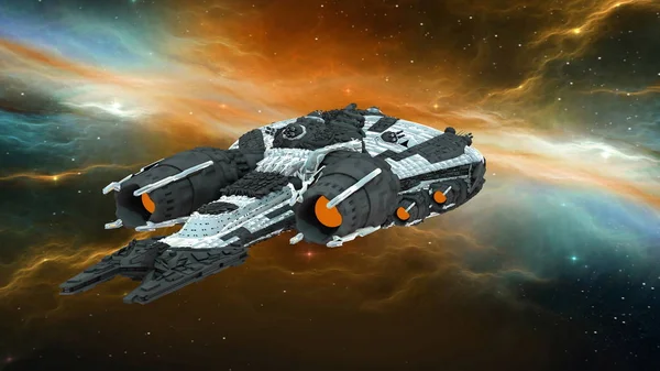 3D CG візуалізація космічного корабля — стокове фото