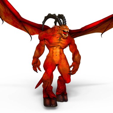 bir canavar 3d cg işleme