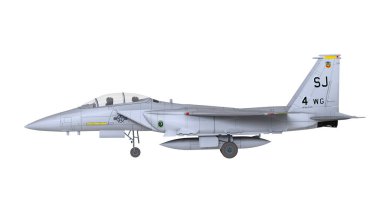 bir avcı uçağı 3d cg render