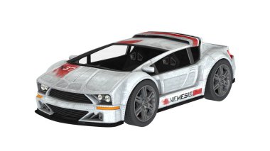 3d cg işleme bir spor araba