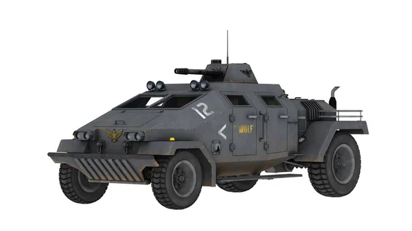 3D CG візуалізація броньованого автомобіля — стокове фото