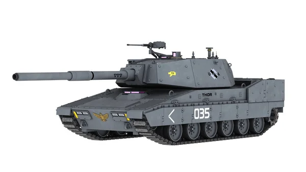 3D-cg rendering van een tank — Stockfoto