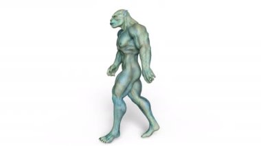 bir canavar 3d cg işleme