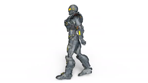 3D rendu 3D d'un robot 