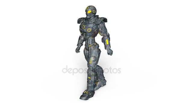 3D rendu 3D d'un robot 