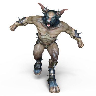 bir canavar 3d cg işleme