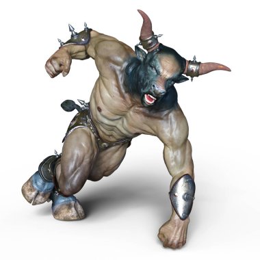 bir canavar 3d cg işleme