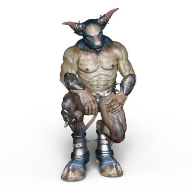 bir canavar 3d cg işleme