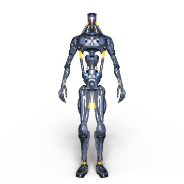 3d cg işleme bir robot