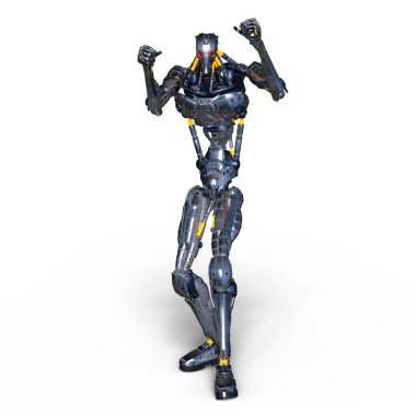 3d cg işleme bir robot