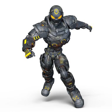 3d cg işleme bir robot