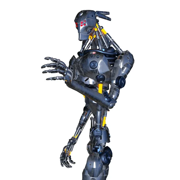 3D CG rendering of a robot — Stock Photo, Image