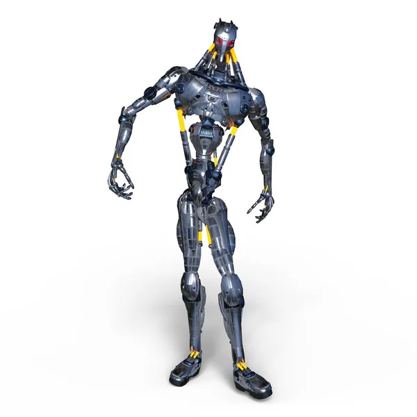 3D CG rendering of a robot — Stock Photo, Image