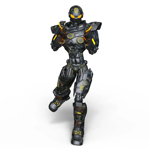 Representación 3D CG de un robot —  Fotos de Stock