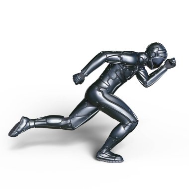 bir cyborg 3d cg render