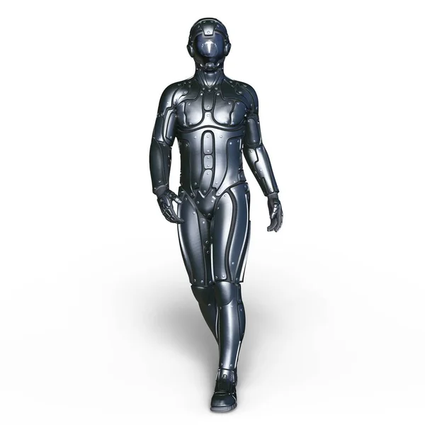 3D CG rendering of a cyborg — Stock Photo, Image