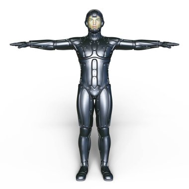 bir süper kahraman 3d cg render