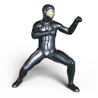 bir süper kahraman 3d cg render