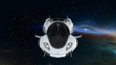 Uzay araba 3d cg render