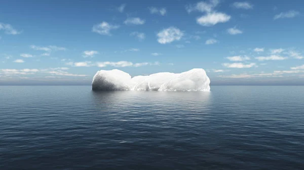 Rendering 3D CG di iceberg — Foto Stock