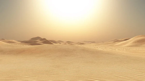 3D CG rendering of the desert — Stock Photo, Image