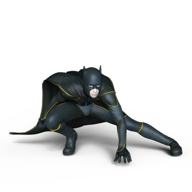 bir süper kahraman 3d cg render