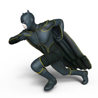 bir süper kahraman 3d cg render