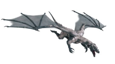 3d cg işleme bir ejderha