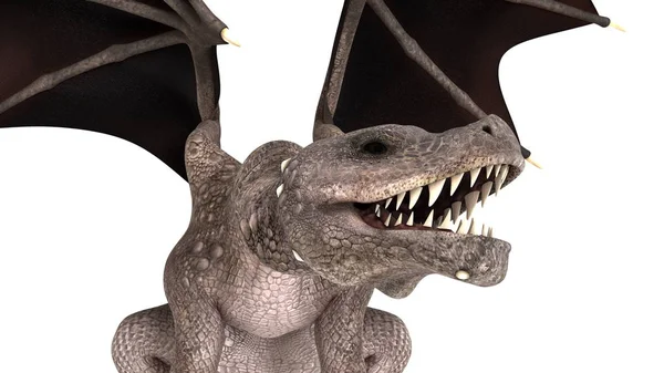 3D rendu 3D d'un dragon — Photo