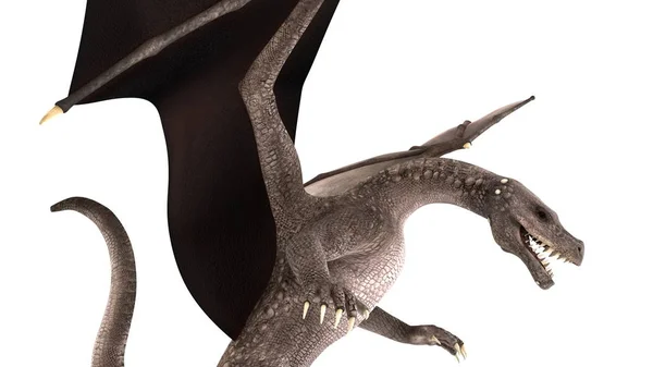 Rendering 3D CG di un drago — Foto Stock
