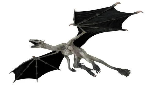 3D-s cg visszaadás-ból egy sárkány — Stock Fotó